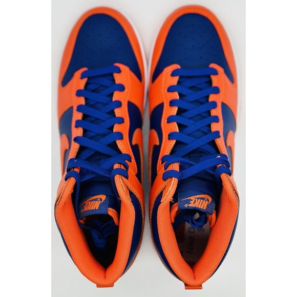 NEW Nike Dunk High Retro Blue Orange Knicks DD1399-800 Men's Size Multi - Picture 5 of 6